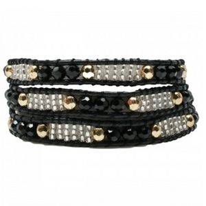 New Handmade Katie Soleil 3 Wrap Bracelet Hairband